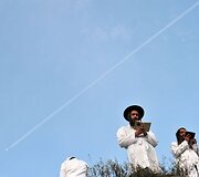 Žydų chasidų piligrimai Umanėje