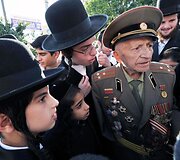 Žydų chasidų piligrimai Umanėje