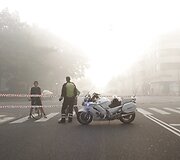 Apylinkes aptemdė dūmai.