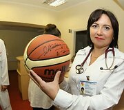 Prisiminimui &ndash; krep&scaron;inio kamuolys su legendos para&scaron;u.