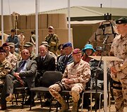 Karių pasikeitimo ceremonija Čagčarane