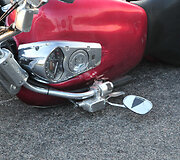 Motociklo avarija Molėtų plente