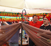 Portugalijos futbolo aistruoliai Lvove