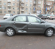 Dviejų automobilių avarija