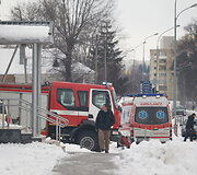 Įvykio vietoje Vilniuje, Jeruzalės g.