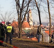 Įvykio vietoje Vilniuje, Subačiaus g.