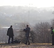 Įvykio vietoje Vilniuje, Subačiaus g.