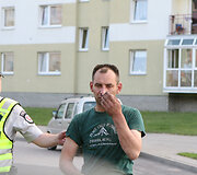 Avarijos vietoje Pilaitėje