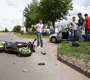 Avarijos vietoje Žarijų g.