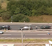 Policininkas gaudo girtą vairuotoją