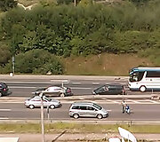 Policininkas gaudo girtą vairuotoją