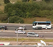 Policininkas gaudo girtą vairuotoją