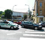 Avarijos vietoje Vilniuje, J.Jasinskio g.