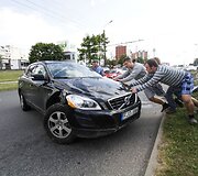 Avarijos vietoje Vilniuje, Laisvės pr.