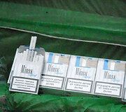Kontrabandinių cigarečių sulaikymas