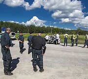 Policija prie Vilniaus tikrina lenkų futbolo aistruolius