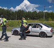 Policija prie Vilniaus tikrina lenkų futbolo aistruolius