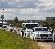 Policija prie Vilniaus tikrina lenkų futbolo aistruolius