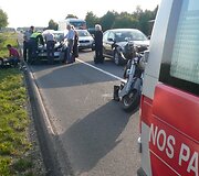 Avarijos vietoje prie Ukmergės