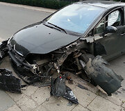 Automobilis &bdquo;Citroen&ldquo; po avarijos