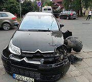 Automobilis &bdquo;Citroen&ldquo; po avarijos