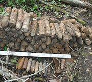 Panevėžio rajone i&scaron;minuotojų sunaikinti sprogmenys