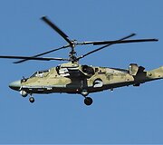Rusijos kariuomenėje naudojamas sraigtasparnis &bdquo;Ka-52&ldquo;