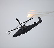Rusijos kariuomenėje naudojamas sraigtasparnis &bdquo;Ka-52&ldquo;