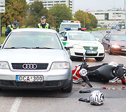 Avarijos vietoje Vilniuje, Upės g.