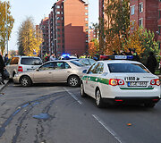 Avarijos vietoje Vilniuje, Rugių g.