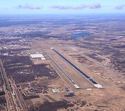 Aviacijos bazėje rekonstruoti pagrindinis ir atsarginis kilimo ir tūpimo takai