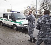 Įvykio vietoje Vilniuje, &Scaron;vitrigailos g.