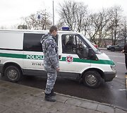 Įvykio vietoje Vilniuje, &Scaron;vitrigailos g.