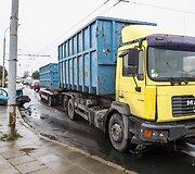 Avarijos vietoje Vilniuje, Kareivių g.