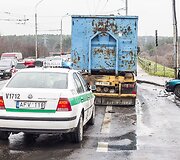 Avarijos vietoje Vilniuje, Kareivių g.