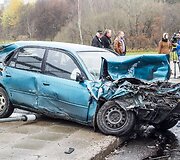 Avarijos vietoje Vilniuje, Kareivių g.