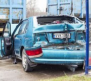 Avarijos vietoje Vilniuje, Kareivių g.
