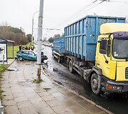 Avarijos vietoje Vilniuje, Kareivių g.
