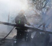 Gaisro vietoje Panevėžio rajone