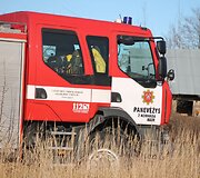 Gaisro vietoje Panevėžio rajone