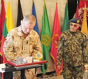 Gen. ltn Arvydo Pociaus ir gen. Shero Mohammado Karimi susitikimas