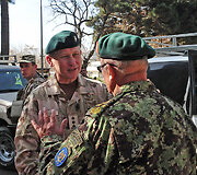 Gen. ltn Arvydo Pociaus ir gen. Shero Mohammado Karimi susitikimas