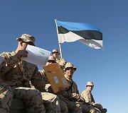 Estijos kariai Afganistane Kalėdoms gavo dovanų i&scaron; namų