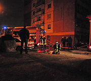 Gaisro vietoje Vilniuje, A.P.Kavoliuko g.