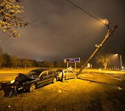 Avarijos vietoje Vilniuje, Žaliųjų Ežerų g.