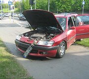Avarijos vietoje