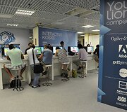 Festivalio &bdquo;Kanų liūtai&ldquo; akimirka