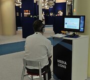 Festivalio &bdquo;Kanų liūtai&ldquo; akimirka