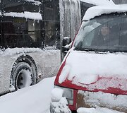 Ukrainoje gausiai prisnigus, paskelbta ypatingoji padėtis.