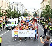 Eitynių &bdquo;Už lygybę&ldquo; akimirka